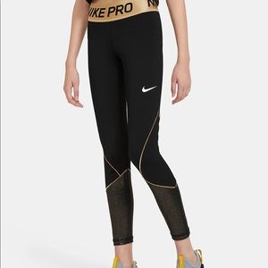 Nike Pro Warm Girls Training Leggings